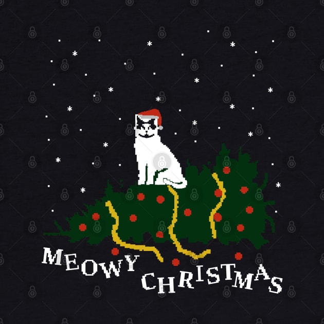 meowy christmas - cat vs. tree by FandomizedRose